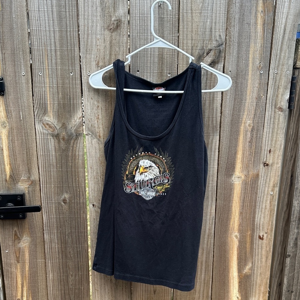 Harley-Davidson Black Tank Top Size 3X